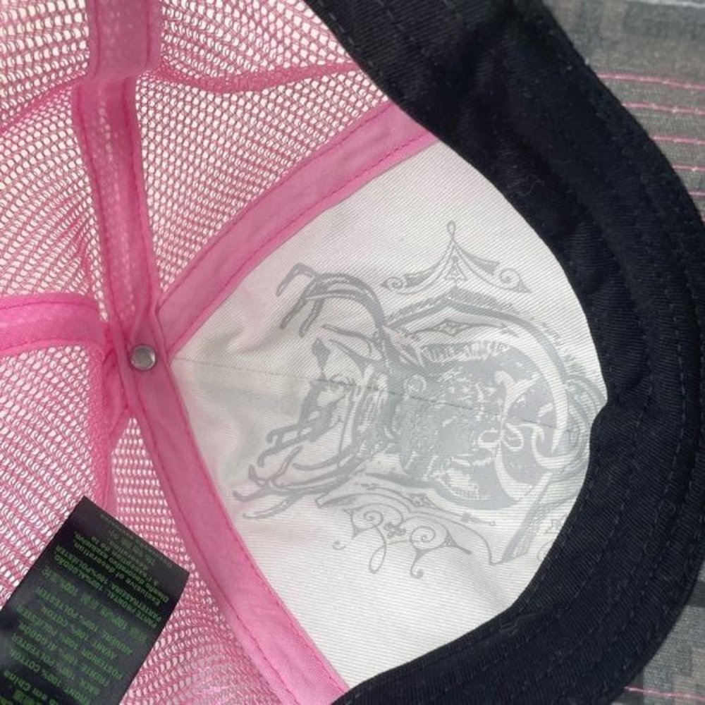 John Deere Gray & Pink Camo Adjustable Hat - Picture 11 of 13
